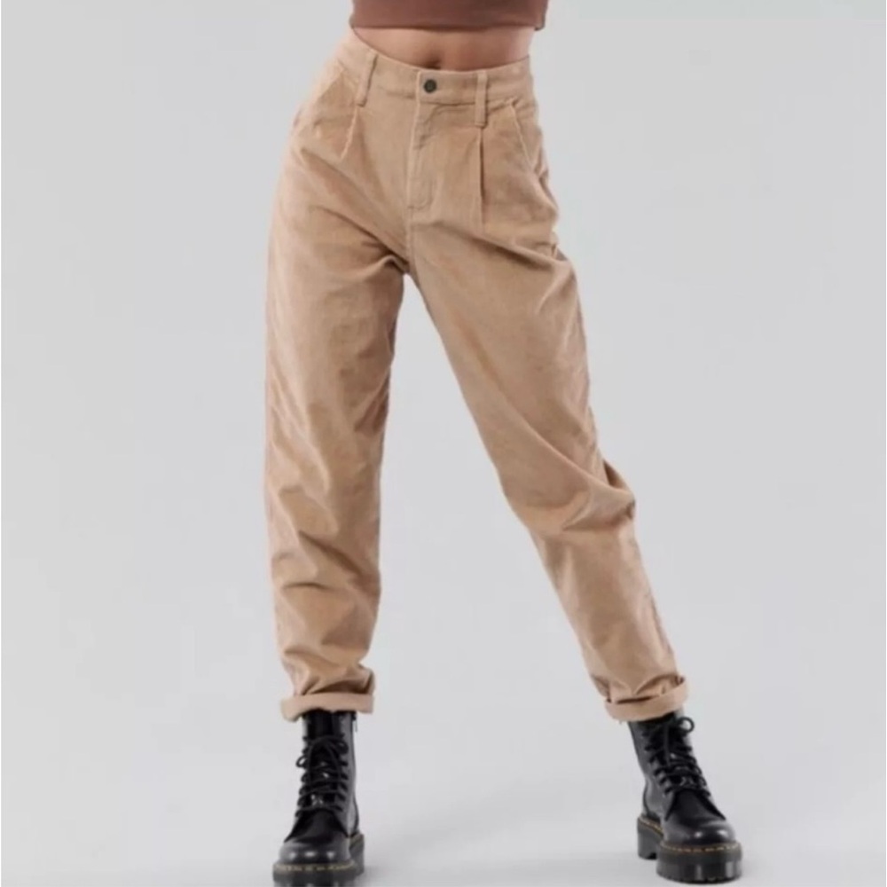 Hollister Ultra High Rise Corduroy Mom Pants